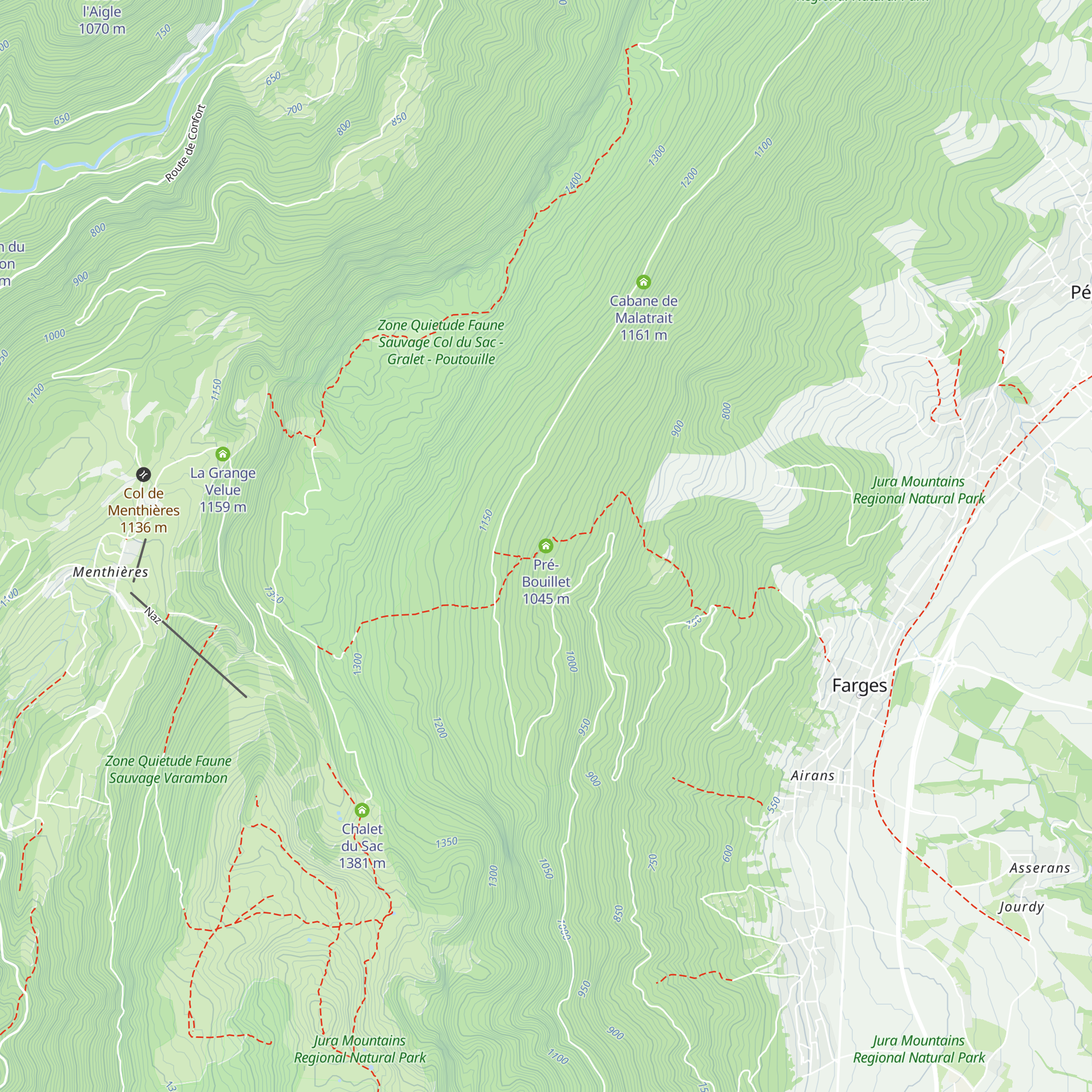 Pré-Bouillet map