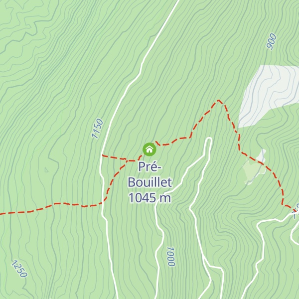 Map of Pré-Bouillet