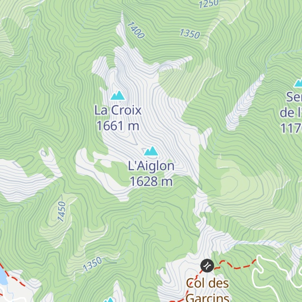 Map of L'Aiglon