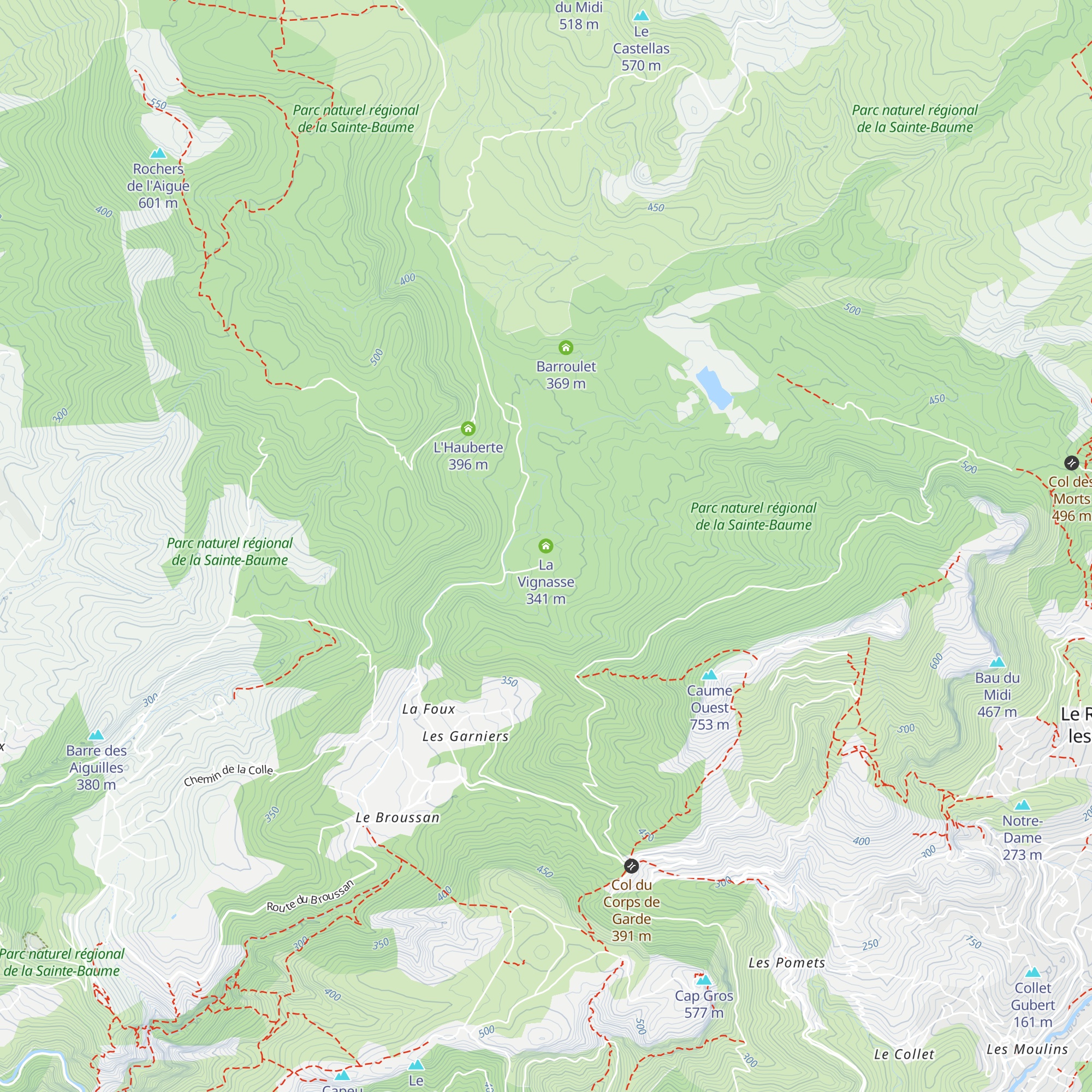 La Vignasse map