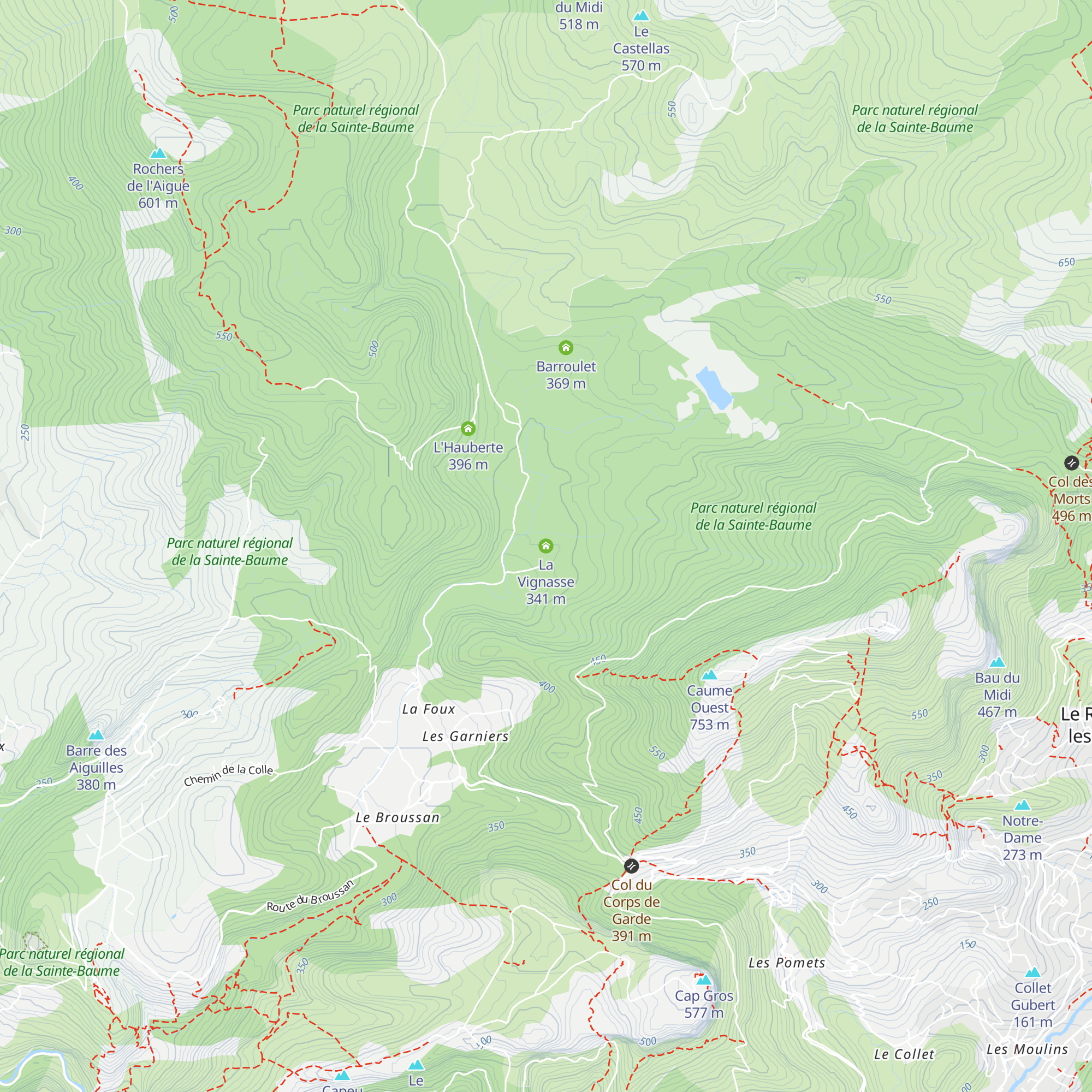 La Vignasse map