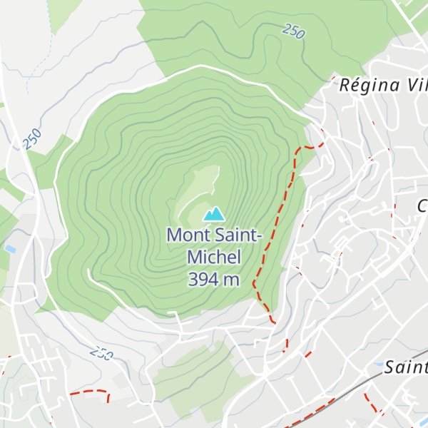 Map of Mont Saint-Michel