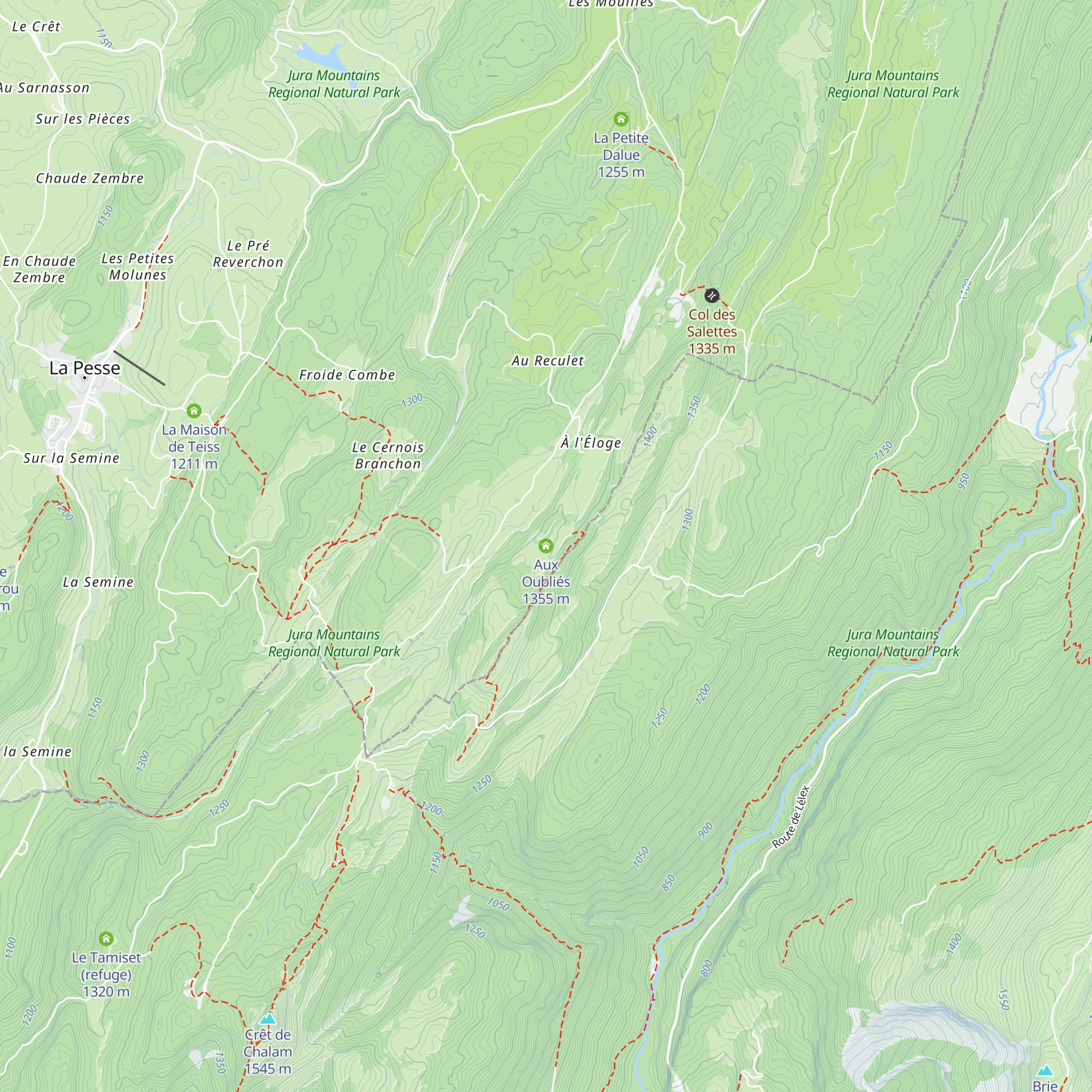 Aux Oubliés map