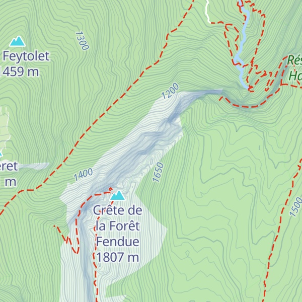Map of Pointe de Blonnière