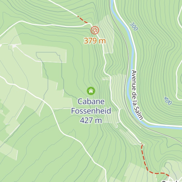 Map of Cabane Fossenheid