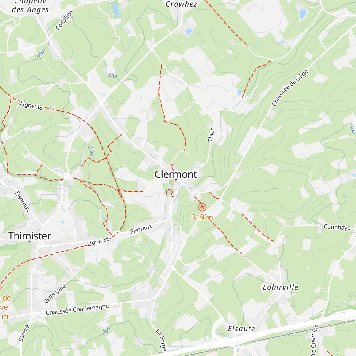 Gîte de Clermont map