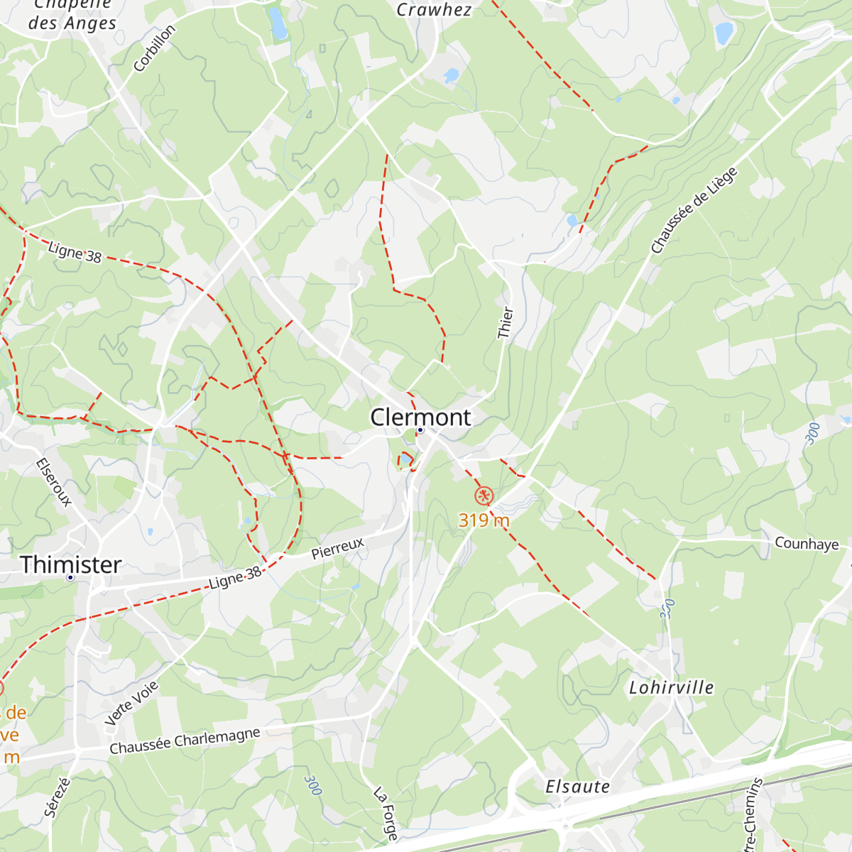 Gîte de Clermont map