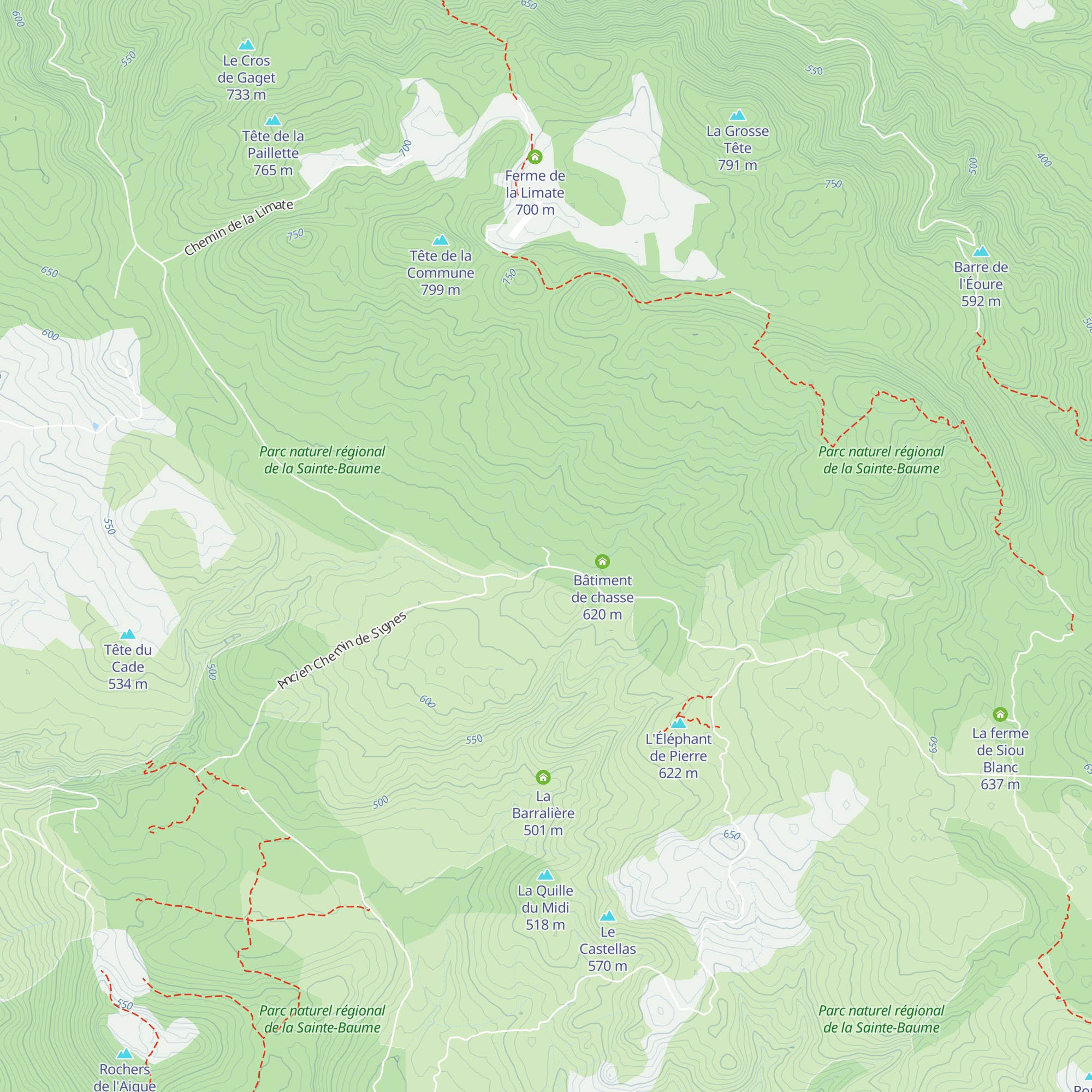 Jas de Marquand map