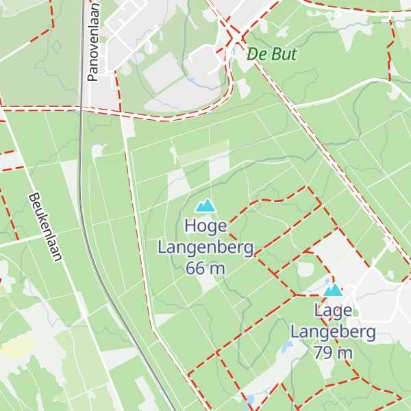 Map of Hoge Langenberg
