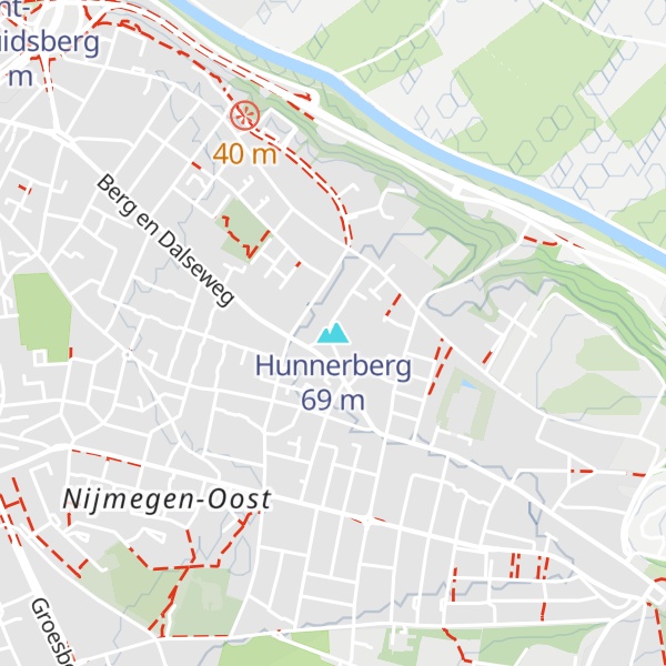 Map of Hunnerberg