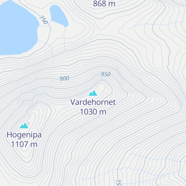 Map of Vardehornet