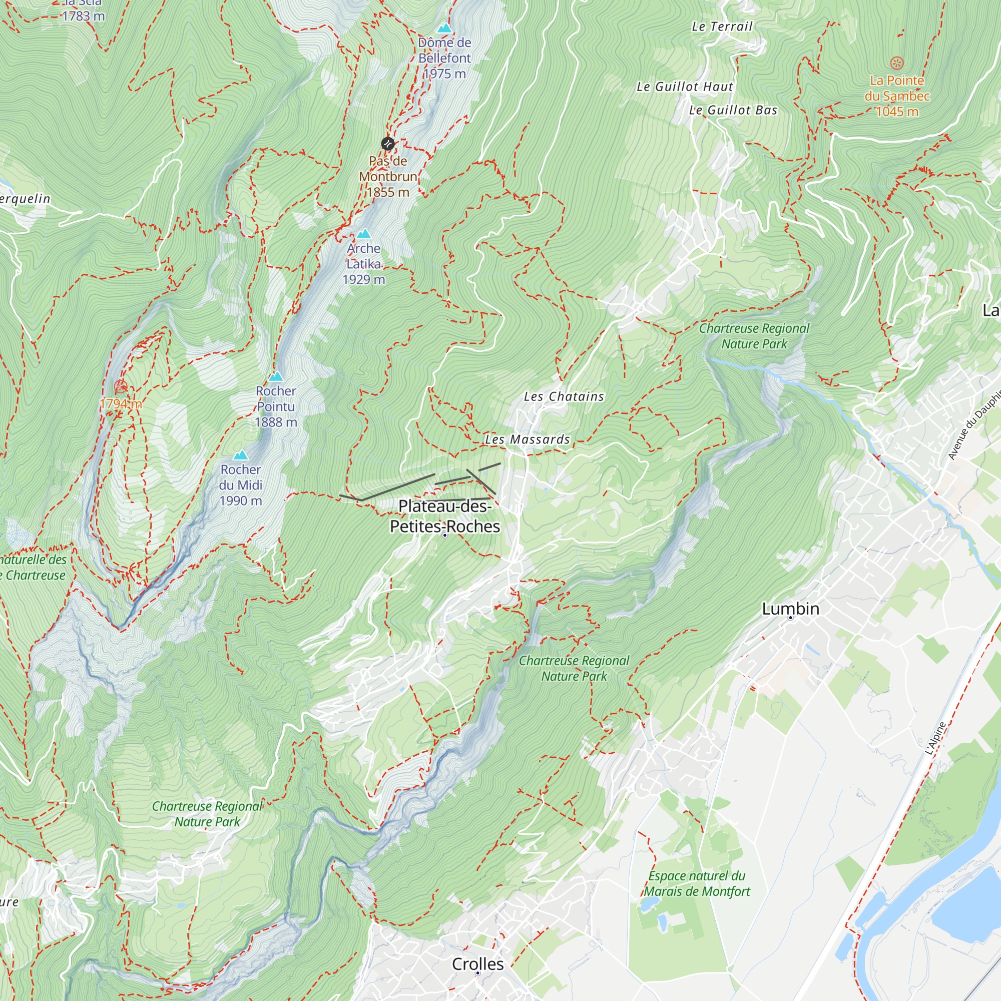 La Grange aux Loups map