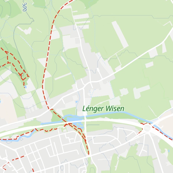 Map of Gîte Red Rock Trail Linger