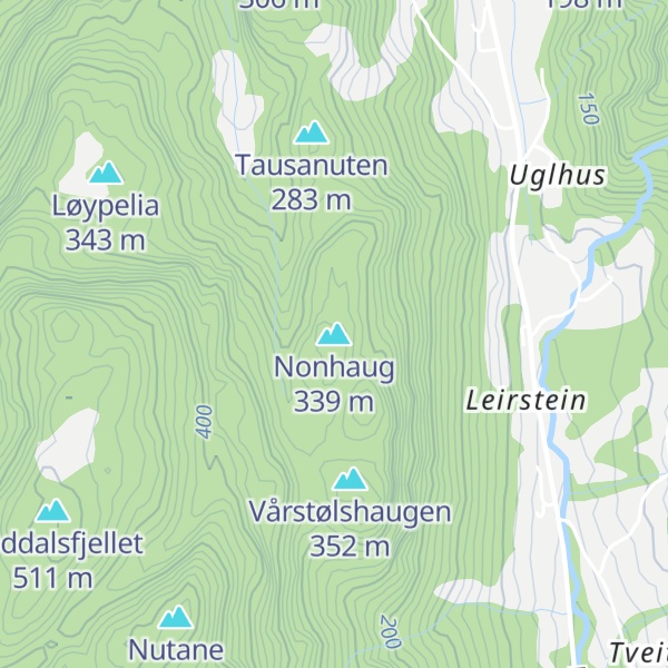 Map of Nonhaug