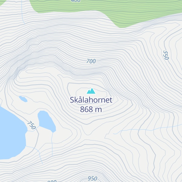 Map of Skålahornet
