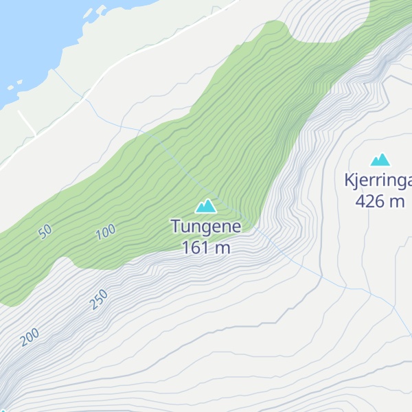 Map of Tungene