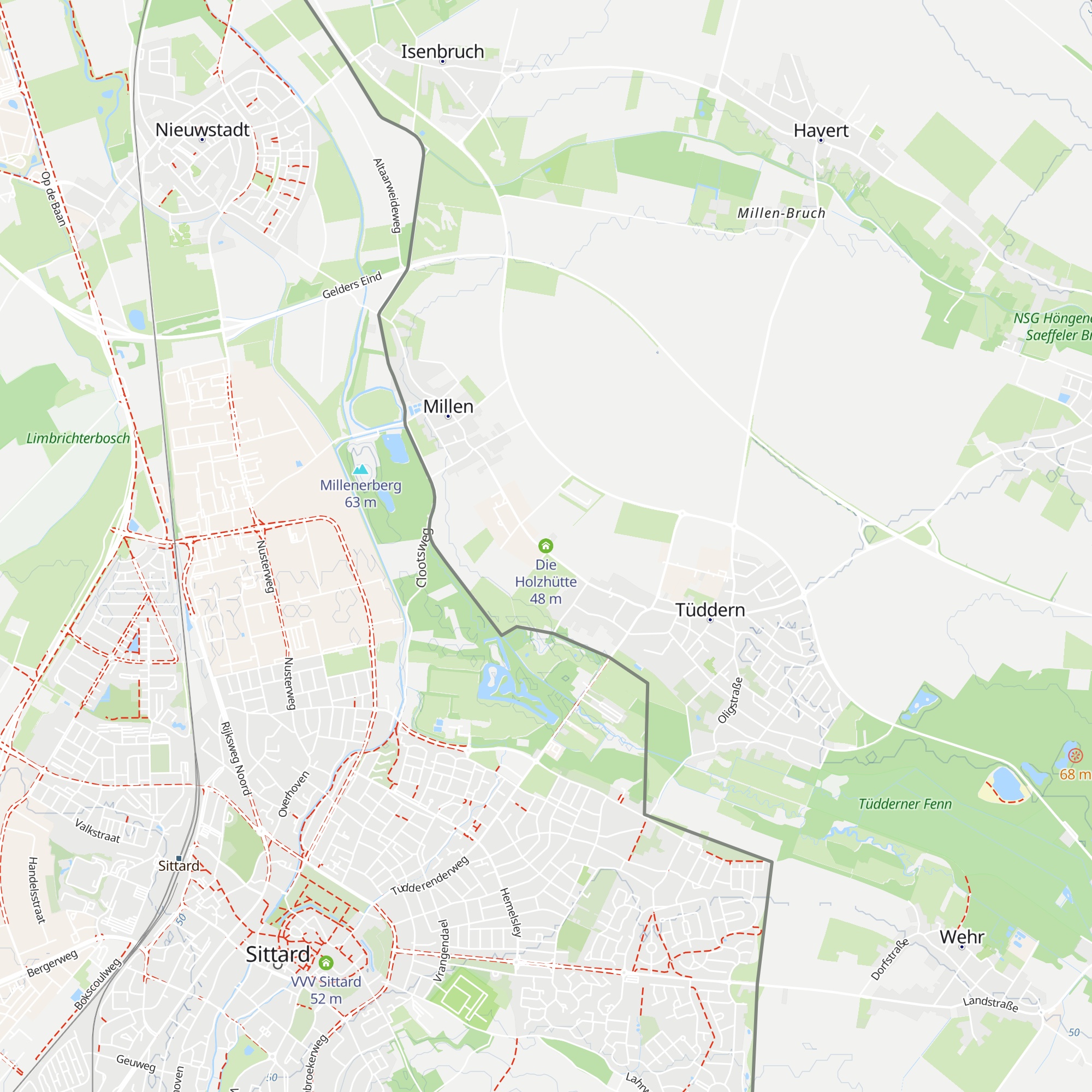 Die Holzhütte map