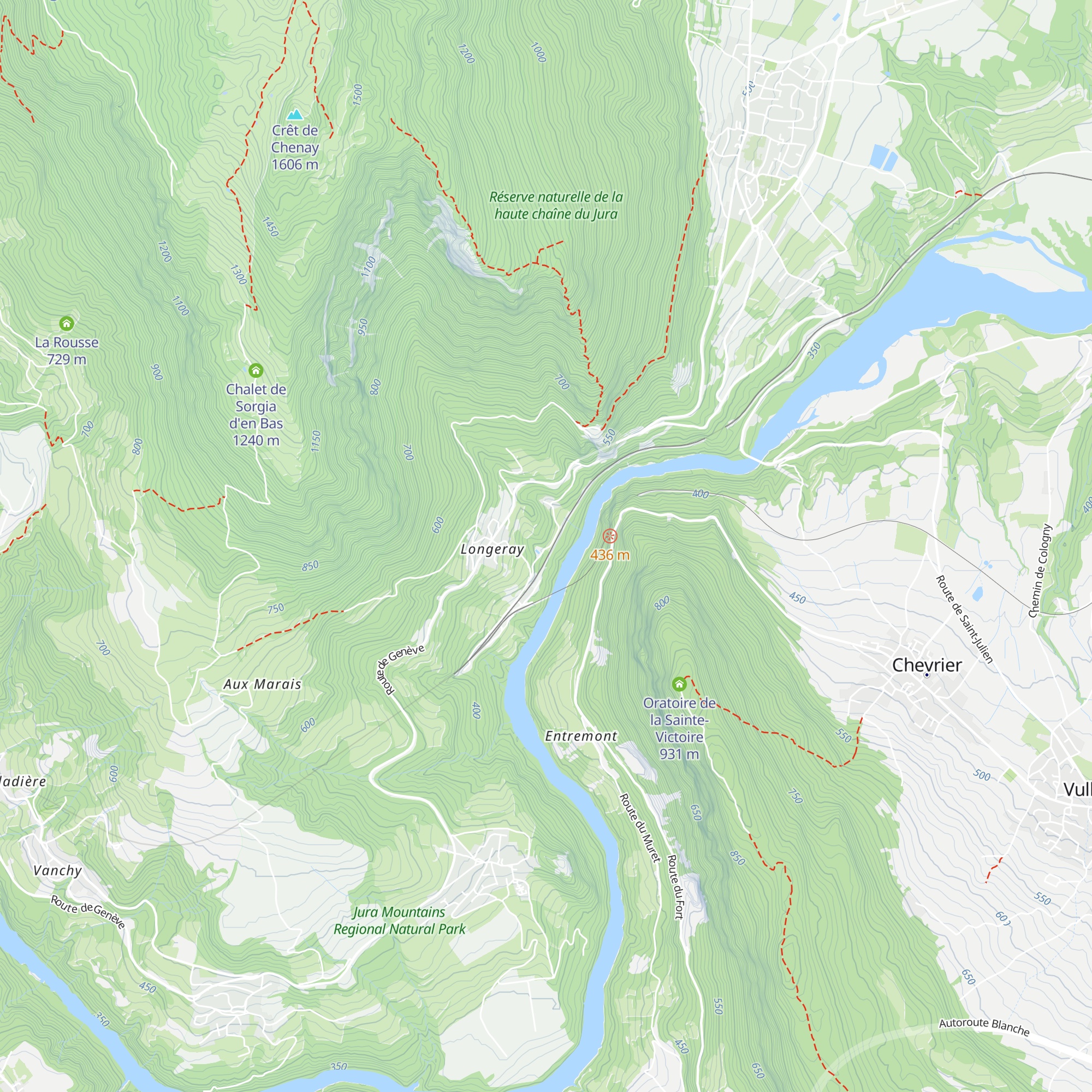 Réseau Drains électropneumatiques map
