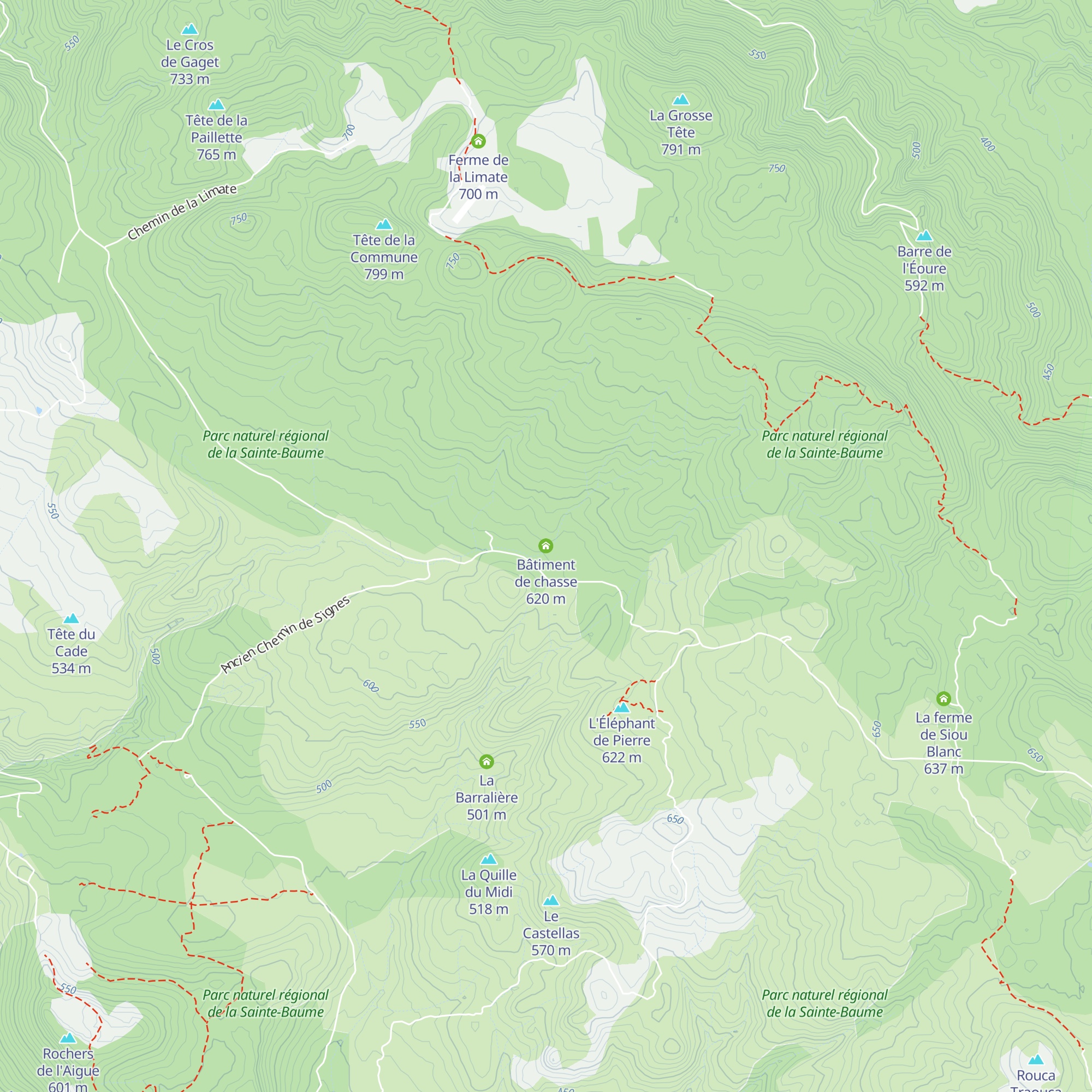 Bâtiment de chasse map