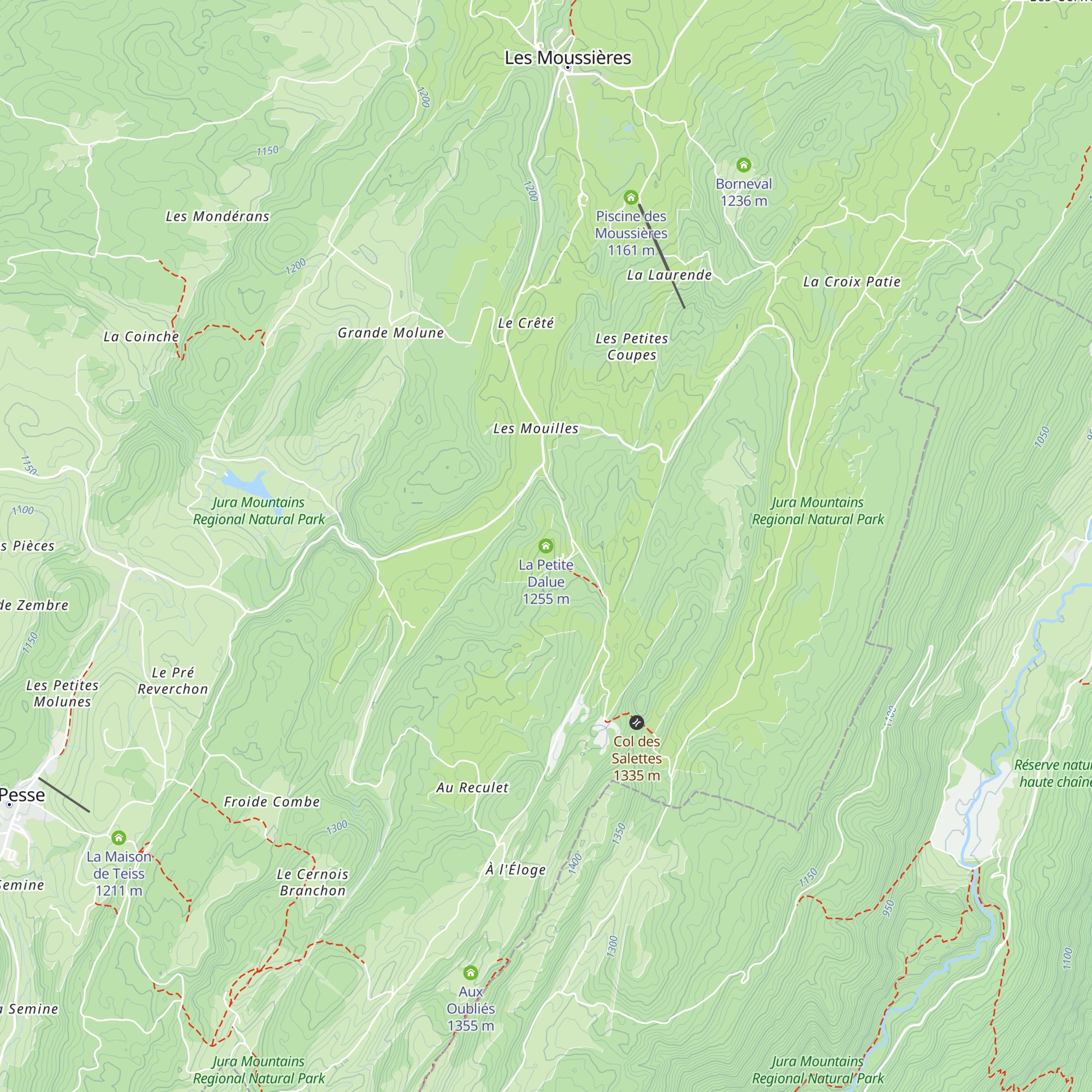 La Petite Dalue map