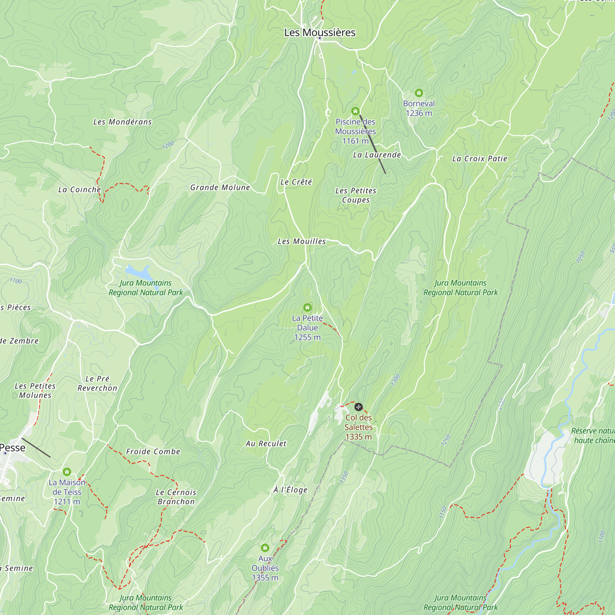 La Petite Dalue map