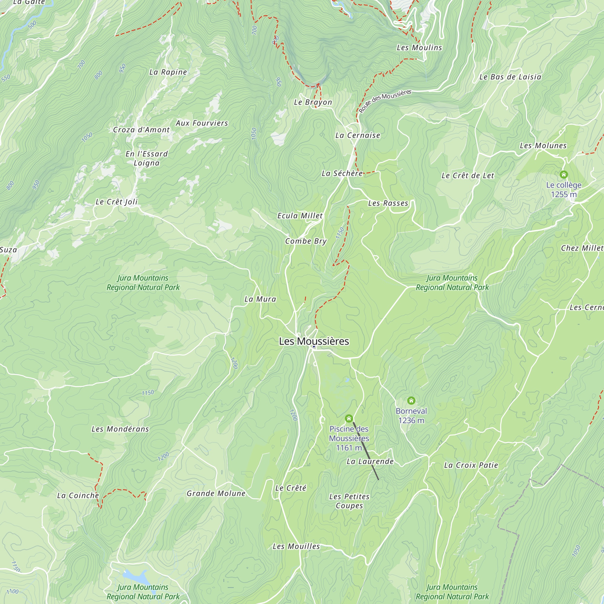Le Pré Provins map