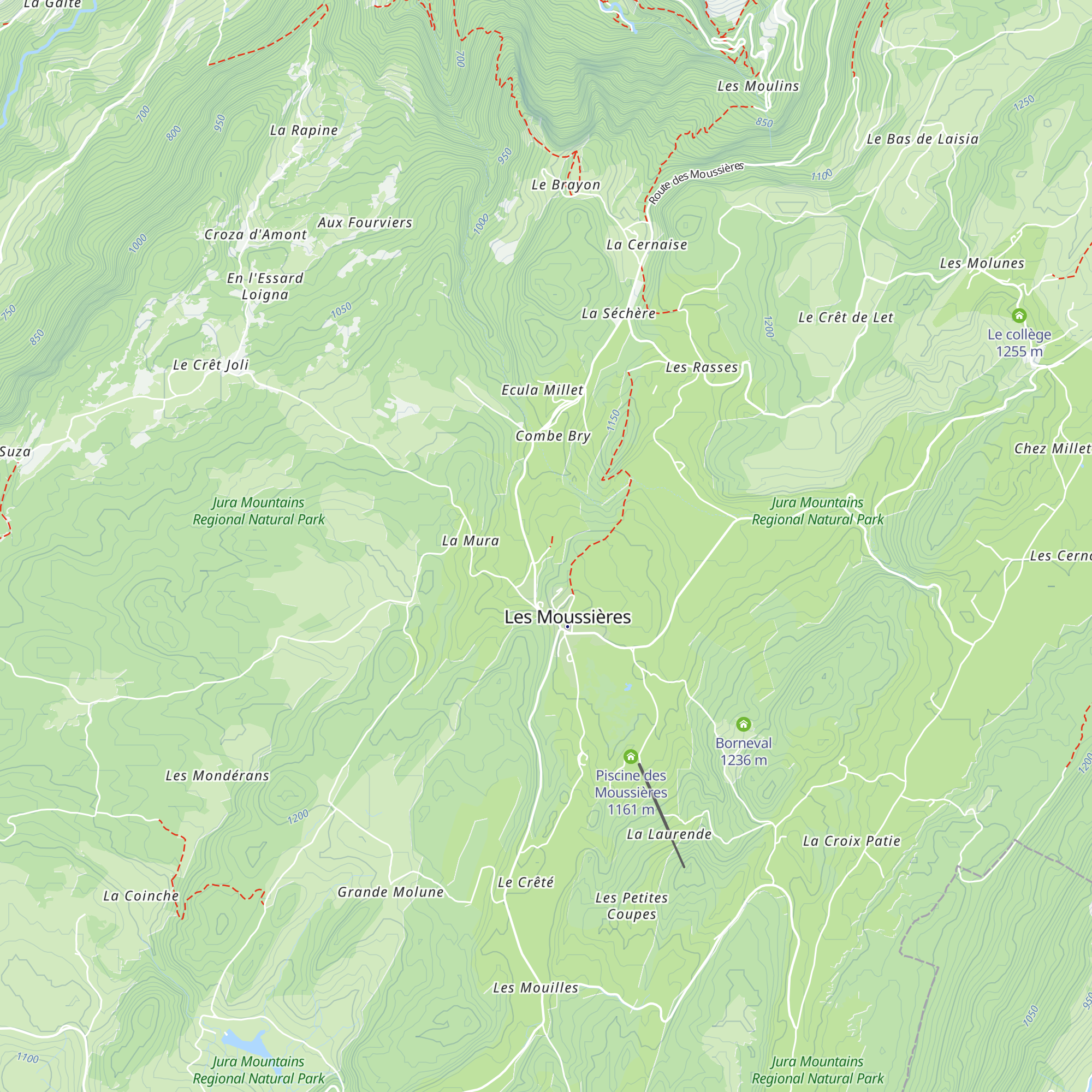 Le Pré Provins map