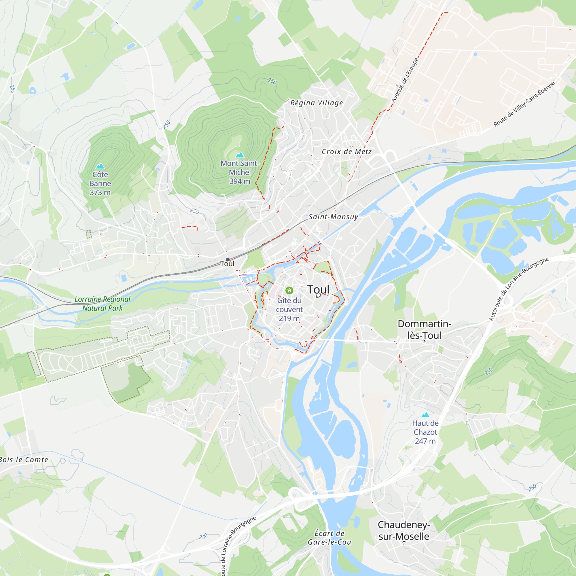 Gîte de l'hôtel des têtes map