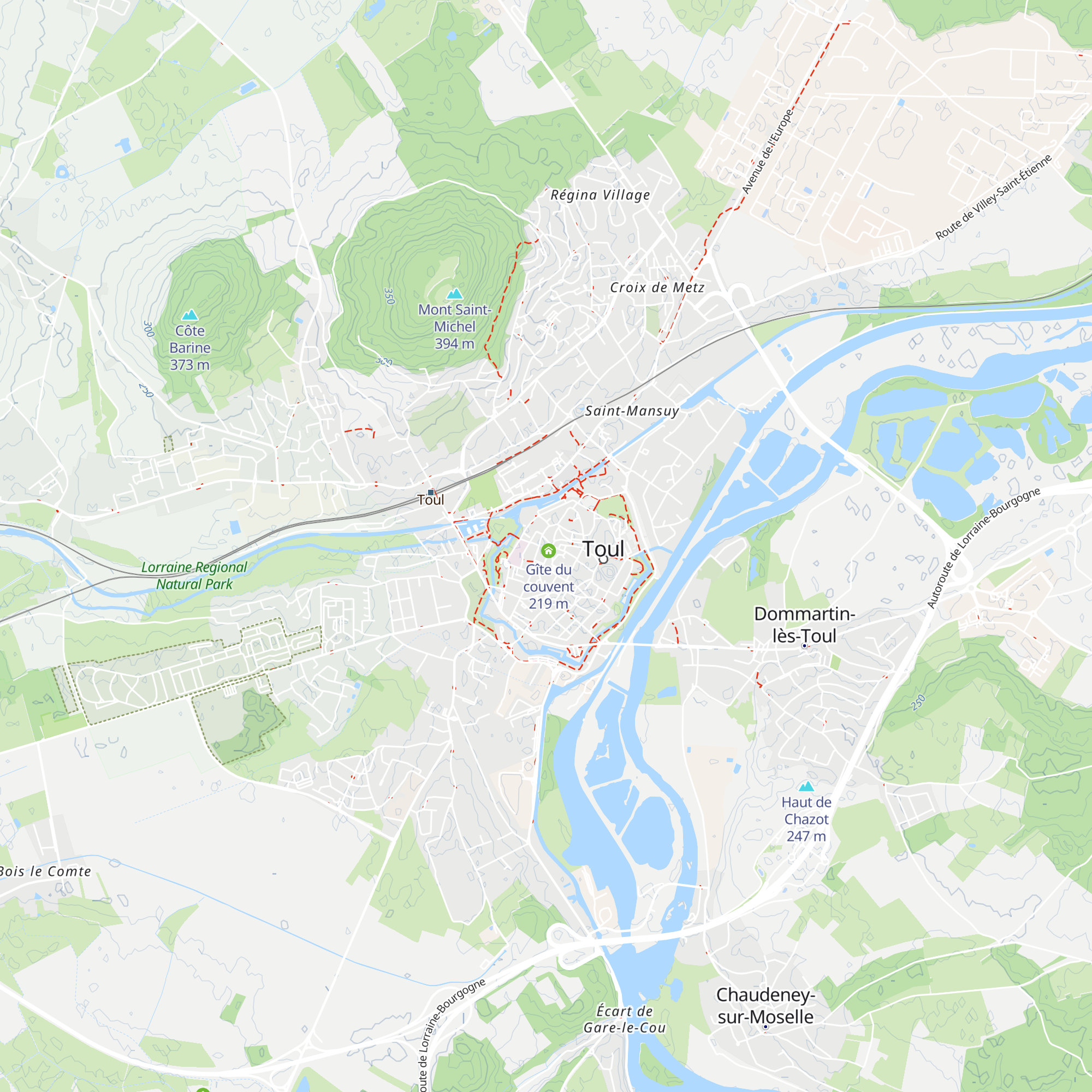Gîte de l'hôtel des têtes map