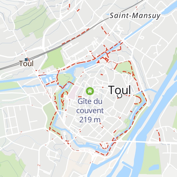 Map of Gîte de l'hôtel des têtes
