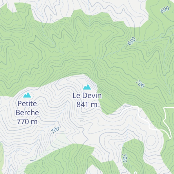 Map of Le Devin