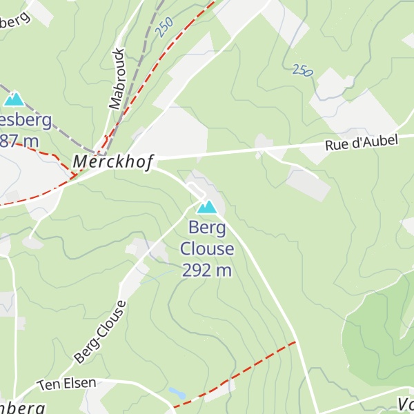 Map of Berg Clouse
