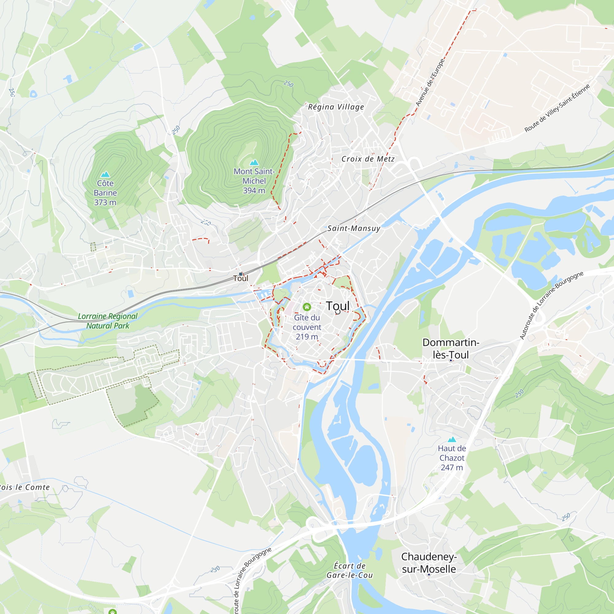 Gîte du couvent map