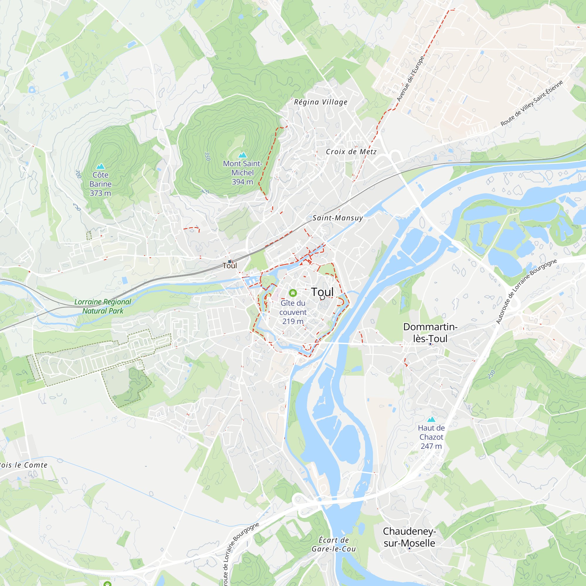 Gîte du couvent map