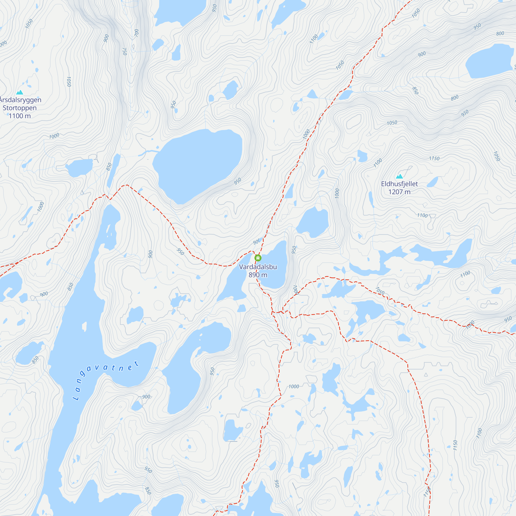 Vardadalsbu map