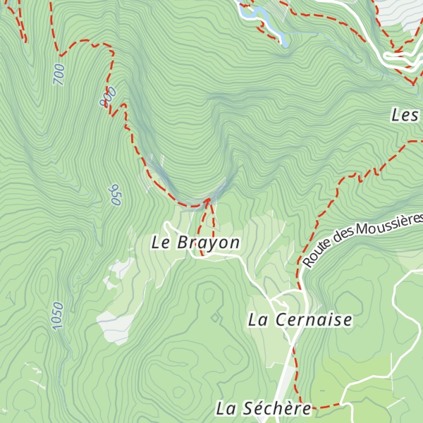 Map of La Roche Blanche