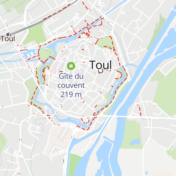 Map of Gîte des Chanoines