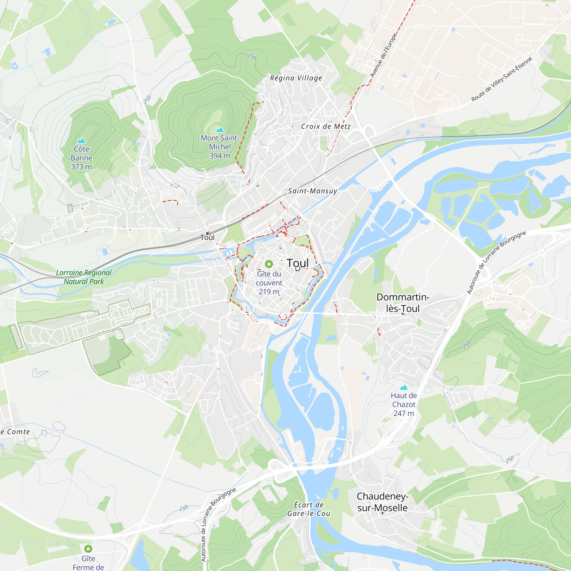 Gîte des Chanoines map