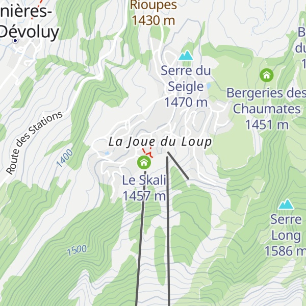 Map of L'Assiette du Loup