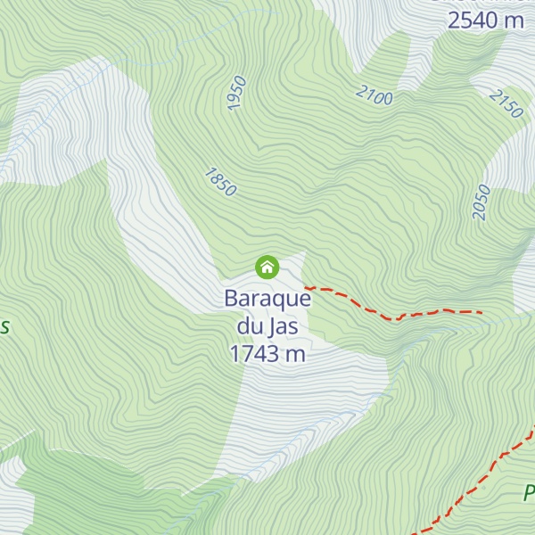 Map of Baraque du Jas