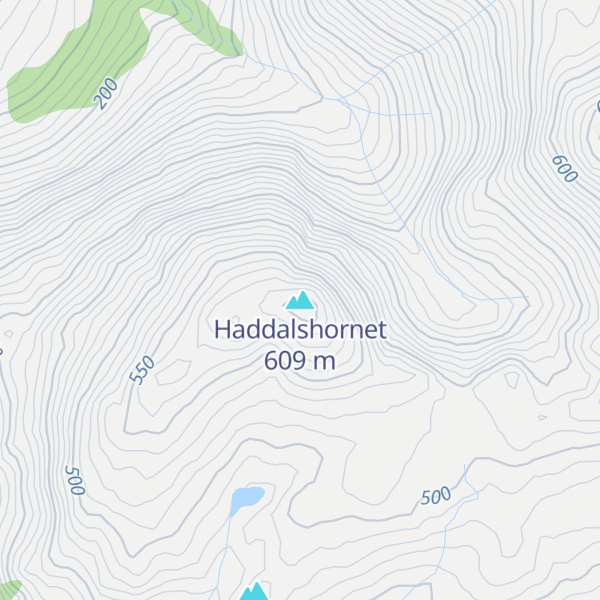 Map of Haddalshornet