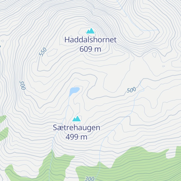 Map of Sætrehornet