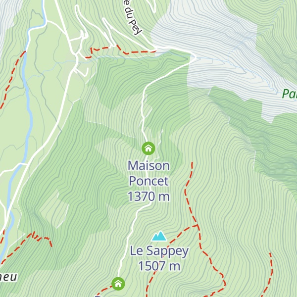 Map of Maison Poncet