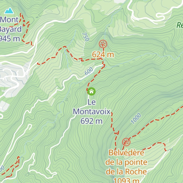 Map of Le Montavoix