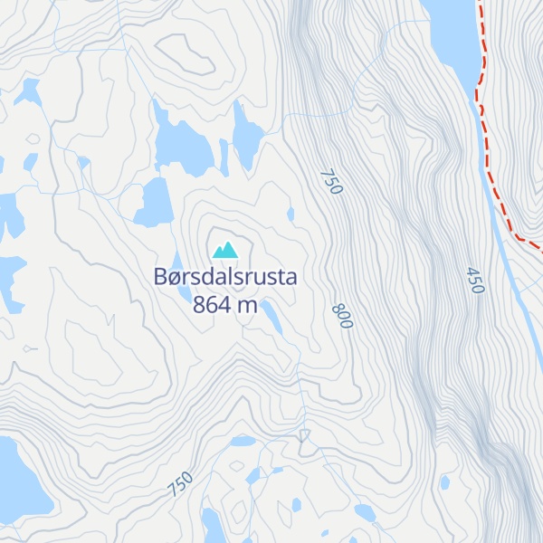 Map of Hardingehaugen