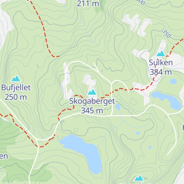 Map of Skogaberget