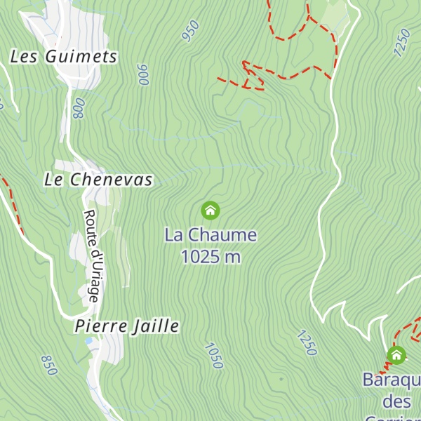 Map of La Chaume