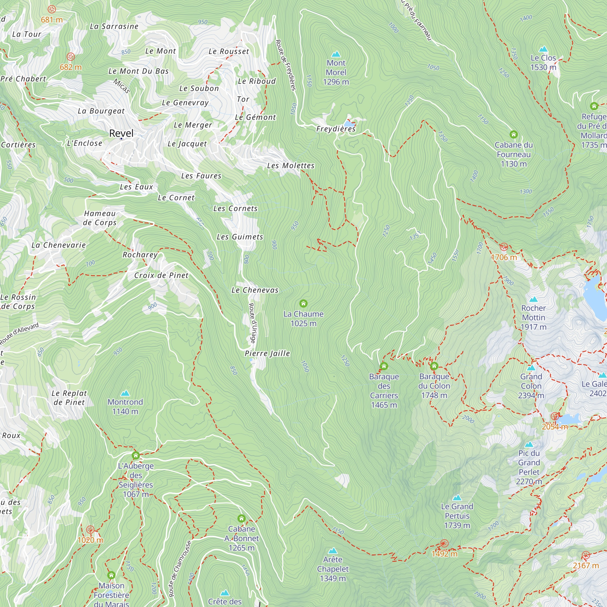 La Chaume map