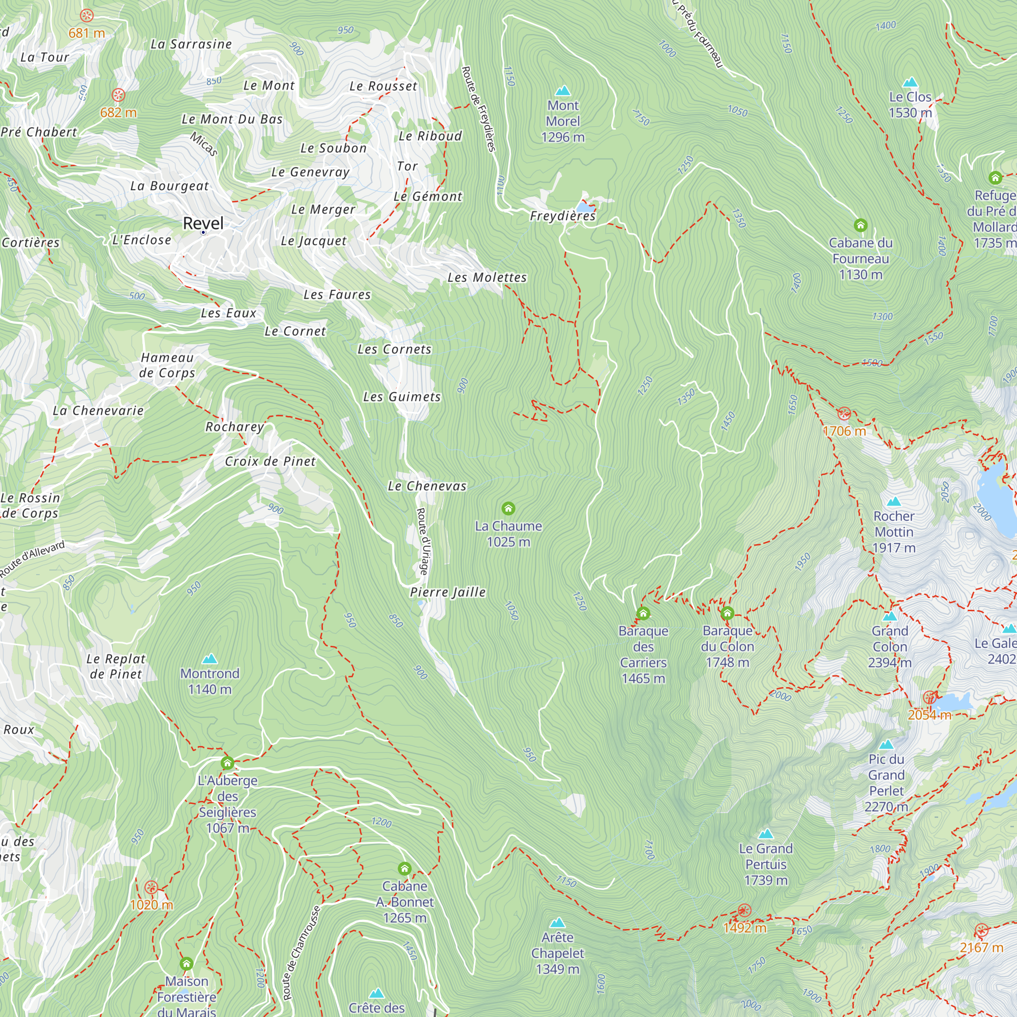 La Chaume map