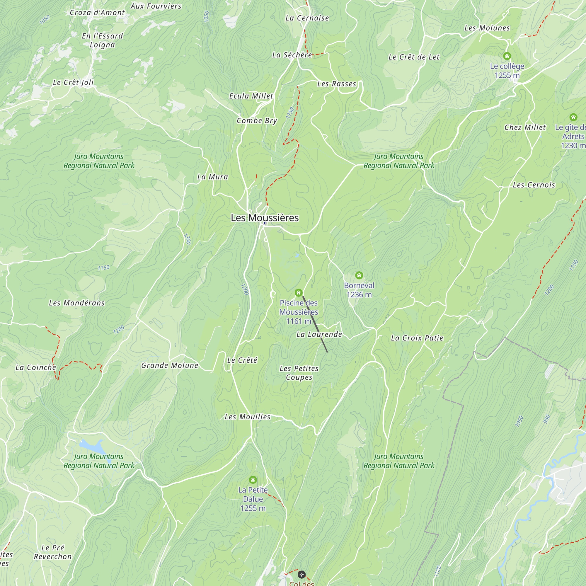 Village vacances Georges Moustaki map